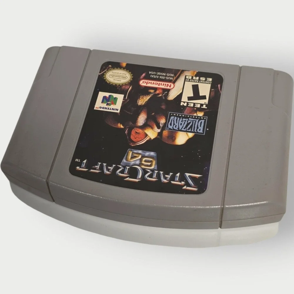 STARCRAFT 64 BOX And CART -No Manual TESTED WORKS RARE GAME